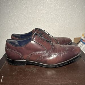 Cole Haan Hamilton Grand Dark Brown Oxfords & Lace Ups Cap Toe Shoes Size 12 M